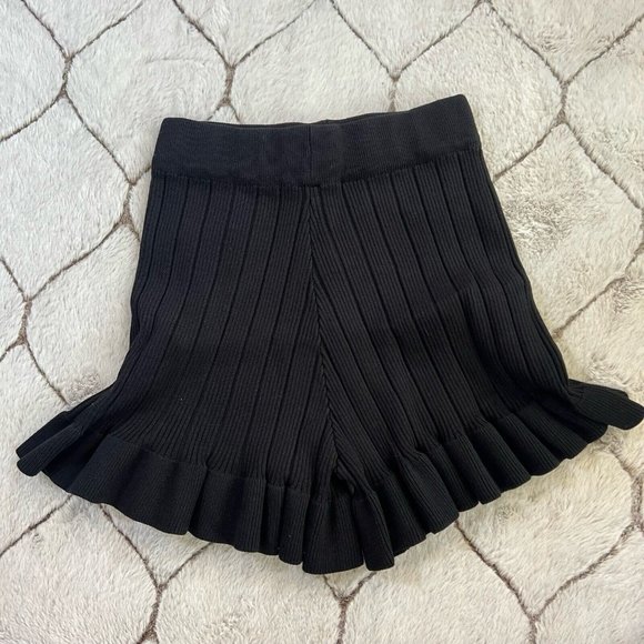 DAIMARAN Paris Women's Matching Set 2 Pieces Tank Top + Short Ruffle Black S - Picture 5 of 11